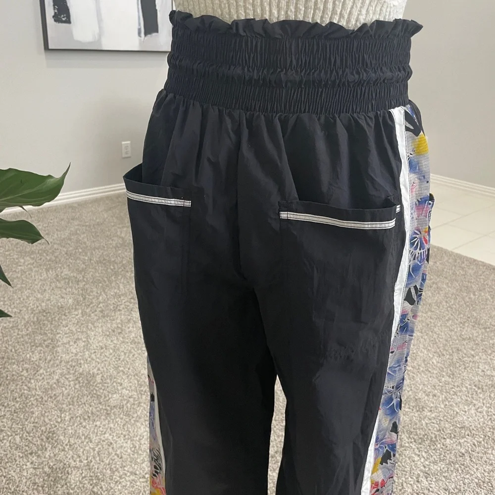 FP Movement by Free People Black Track Pants with Multicolor Trim - Picture 10 of 11